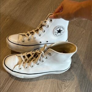 Chuck Taylor All Star Leather Platform high tops